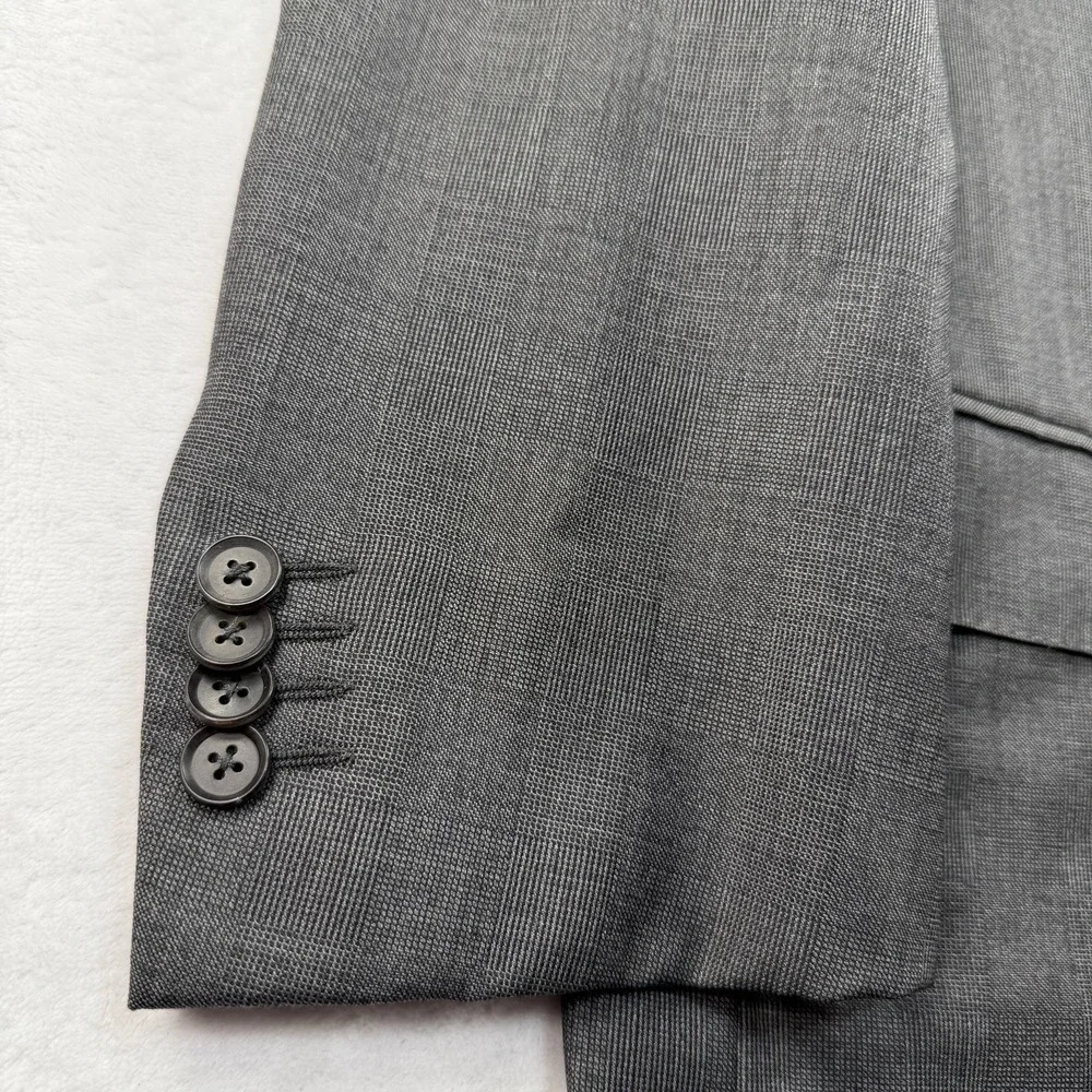 Gianluca Isaia Napoli Suit Jacket Men's 46R Plaid Tartan Sport Coat Blazer